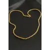 Burgulu Zincir Kolye 60 cm