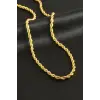 Burgulu Zincir Kolye 60 cm