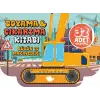 Büyük İş Makineleri Boyama ve Çıkartma Kitabı