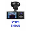 C309 Tipi 3 Kameralı LCD Ekran Araç Kamerası Hareket Sensörlü Gece Görüşlü G Sensörlü