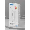 C99Q 65w Pd Destekli Type-c Ve Usb Çift Çıkışlı Hızlı Şarj Adaptörü - Beyaz