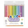 Carioca Pastel Renkli Kuru Boya Kalemi 24lü