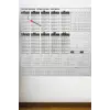 Çarpım Tablosu Ezberleme Manyetik Duvar Stickerı 105 x 100 cm