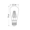 CATA CT 4284 Rustik 6W Led Ampul Amber 2700K E27 Duy