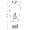 CATA CT 4350 4W Led Ampul 2700K Amber E27 Duy