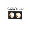 CATA CT 5056 Jaguar Siyah Bakır İkili Spot Kasası