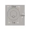 CATA CT 5174 1.5W Radar Sensörlü Koridor Aydınlatması 6400K Beyaz Işık