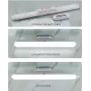 CATA CT 5249 Beyaz Kasa 3W Şarjlı Led Aplik Dokunmatik 3 Renk Modu