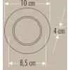 CATA CT 5258 Siyah Kasa Zepra Led Spot 6W 3 Renkli