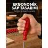 Çelik 7li Tornavida Seti Ergonomik Sap Profesyonel Kullanım