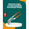 Çelik Alaşımlı Ayarlı Papağan Pense Yalıtımlı Sap
