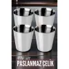 Çelik Bardak Seti 4 Adet Fazio Giacinto Design 719313