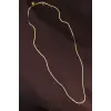 Çelik Gold Renk 60 cm İnce İtalyan Zincir Kolye