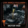 Çelik Süzgeçli Huni - Spiralli ve Sabit Borulu - 2.2 Litre Kapasite