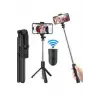 Cep Telefonu Tripod Standı Manyetik Selfie Sopa Bluetooth Uzaktan Kumandalı