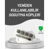Çevre Dostu Metal Buz Küpü ve Kullanışlı Klips Seti