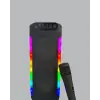 Çift 4 inç Hoparlörlü RGB Işıklı Bluetooth Ses Sistemi