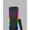 Çift 4 inç Hoparlörlü RGB Işıklı Bluetooth Ses Sistemi