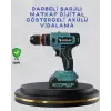 Çift Bataryalı Şarjlı Matkap Dijital Ekranlı Set
