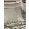 Çift Kişilik Jakarlı Saten Nev Takımı Demure Vizon