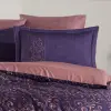 Çift Kişilik Saten Nev Gris Mor