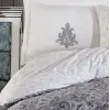Çift Kişilik Saten Nev Mirabel Gri
