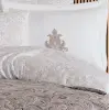 Çift Kişilik Saten Nev Mirabel Kahve