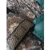Çift Kişilik Saten Nev Takımı Ornate Petrol