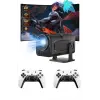 Çift Kollu Game Box Projeksiyon Cihazı Kumandalı Android Tv Dahili Hoparlör