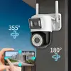 Çift Lensli Dış Mekan Wi-Fi Kamera