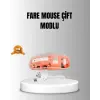 Çift Modlu Kablosuz Bluetooth 5.0 + 2.4GHz Mouse – 3 Cihaz Bağlantılı, Hızlı Geçiş Düğmeli