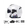 Çift Telefon Destekli Motosiklet Kask Bluetooth Kulaklık