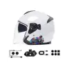 Çift Telefon Destekli Motosiklet Kask Bluetooth Kulaklık