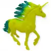 Çiftlik Hayvanları Serisi - Efsanevi Unicorn  cm - Sarı - Yeşil - 1 ADET