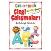 Çıkartmalı Çizgi Çalışmaları Harflerle İili Aktiviteler
