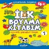 Çıkartmalı İlk Boyama Kitabım 4+ Yaş-1