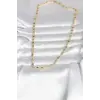 CM 14K Gold Renk Arpa Model 45 cm Kadın Kolye 5886