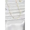 CM 14K Gold Renk Bar Zincir Model 60 cm Kadın Kolye