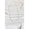 CM 14K Gold Renk Bar Zincir Model 60 cm Kadın Kolye