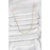 CM 14K Gold Renk Halka Model 60 cm Kadın Kolye 5886