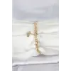 CM 14K Gold Renk Kalın Zincir Model Kadın Bileklik 5886
