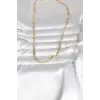 CM 14K Gold Renk Lazer Model 45 cm Kadın Kolye 5886
