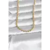 CM 14K Gold Renk Zincir Model 60 cm Kadın Kolye