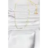 CM 14K Gold Renk Zincir Model 60 cm Kadın Kolye