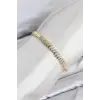 CM Arpa Model Zirkon Taşlı VIP Seri Gold Renk Pirinç Kadın Bileklik