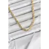 CM Burgu Model Gold Renk Pirinç 60 cm Kadın Kolye