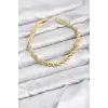 CM Burgu Model Gold Renk Pirinç Kadın Bileklik