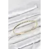 CM Gold Renk Lazer Kesim 65 mm Bilezik