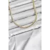 CM Yassı Yılan Zincir Model 60 cm Kadın Kolye