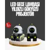 Çocuk Odası İçin Müzikli ve Işıklı Robot Projektör